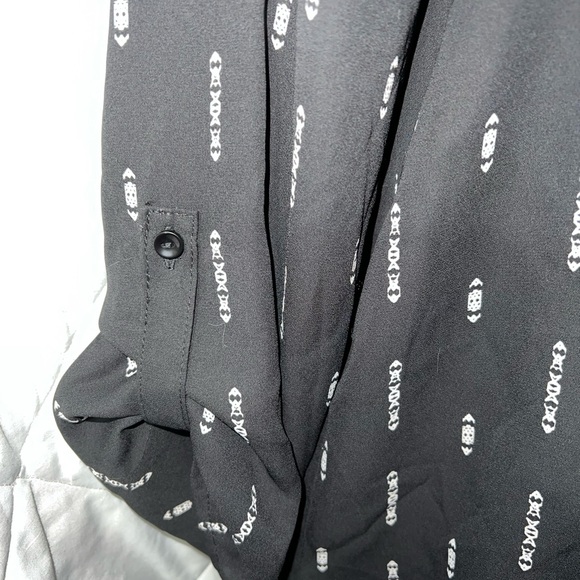 Pink Rose High Low Blouse - Picture 3 of 12